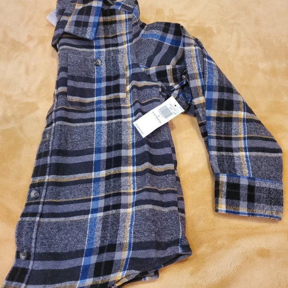 NWT Long Sleeve Fleece Shirt - Size 5T - Picture 2 of 3